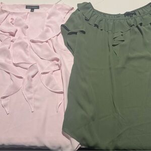 Two Women’s Banana Republic Blouses XS